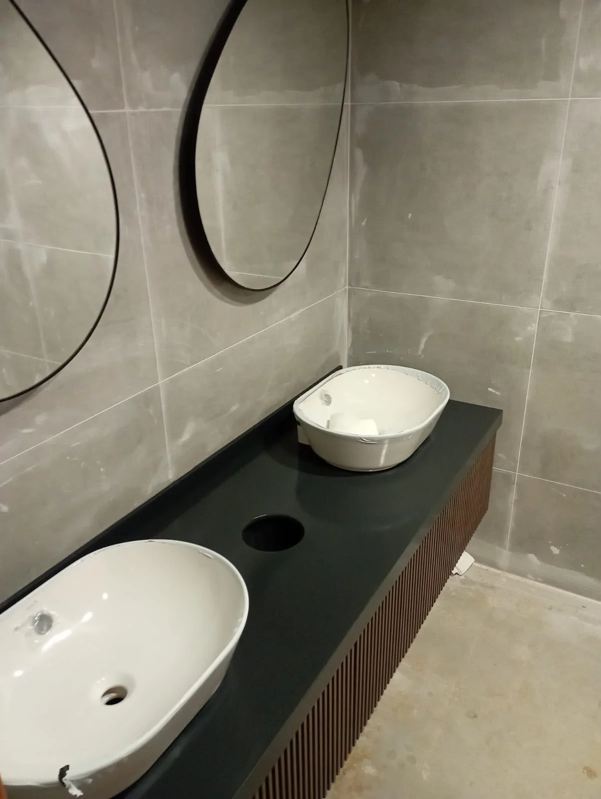 Bathroom countertop and vanity installation — image 21