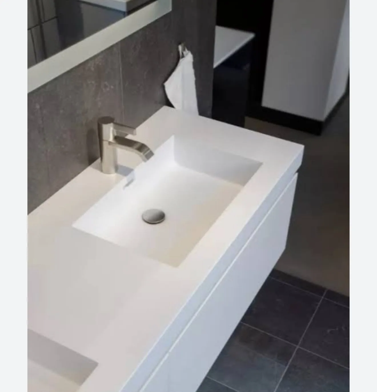 Bathroom countertop and vanity installation — image 33