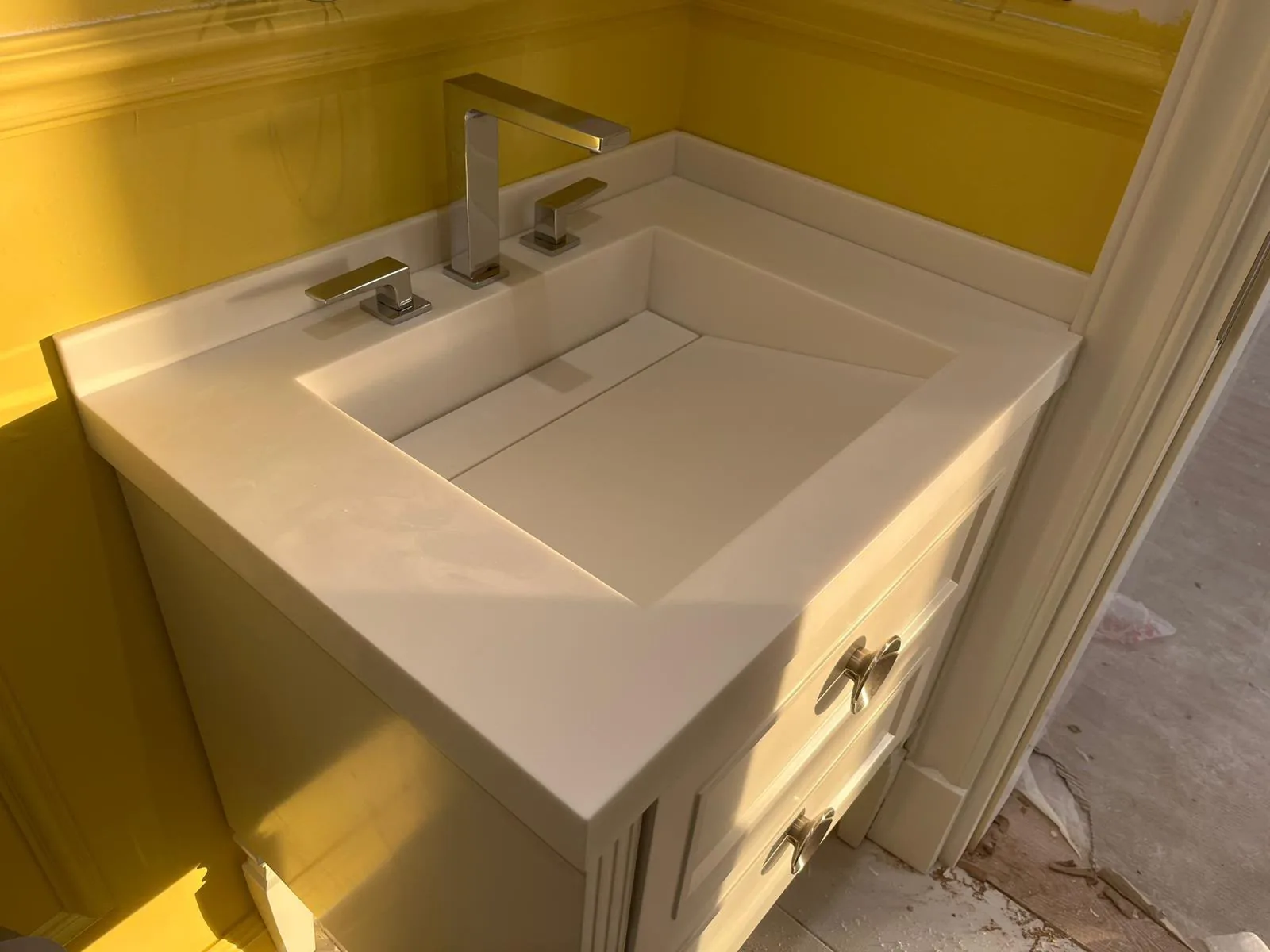 Bathroom countertop and vanity installation — image 40