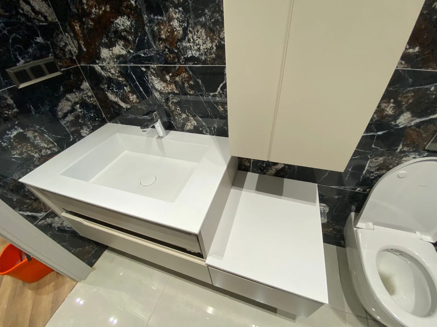 Bathroom countertop and vanity installation — image 45