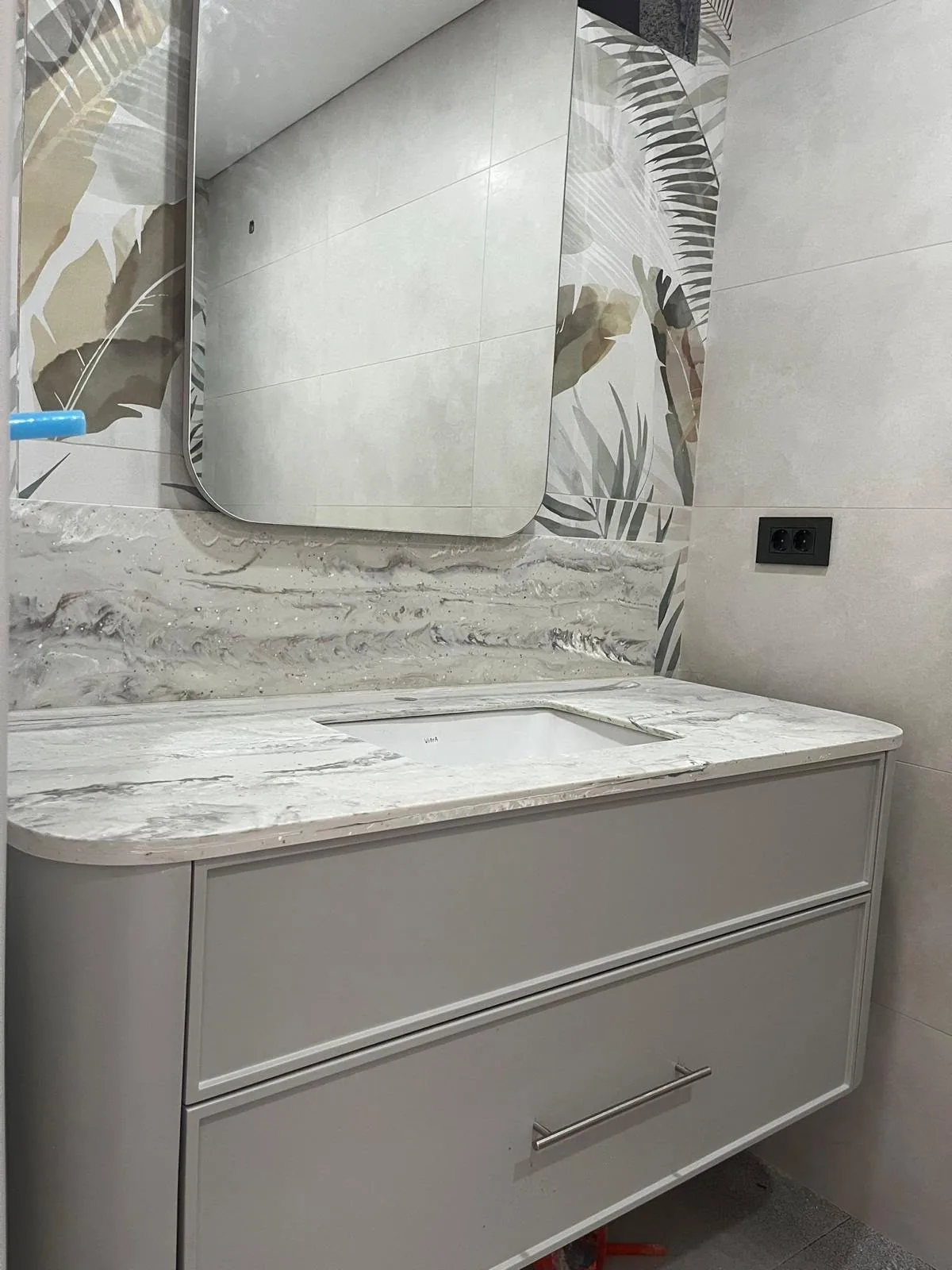 Bathroom countertop and vanity installation — image 50