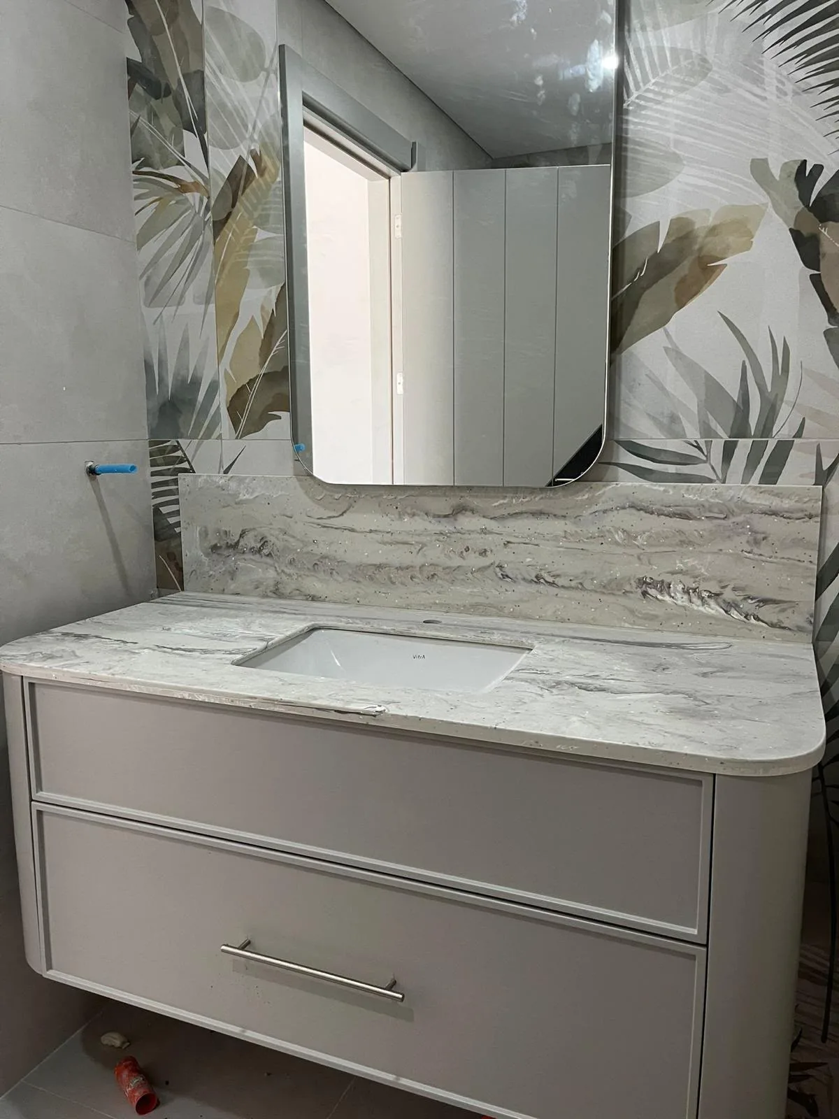 Bathroom countertop and vanity installation — image 52