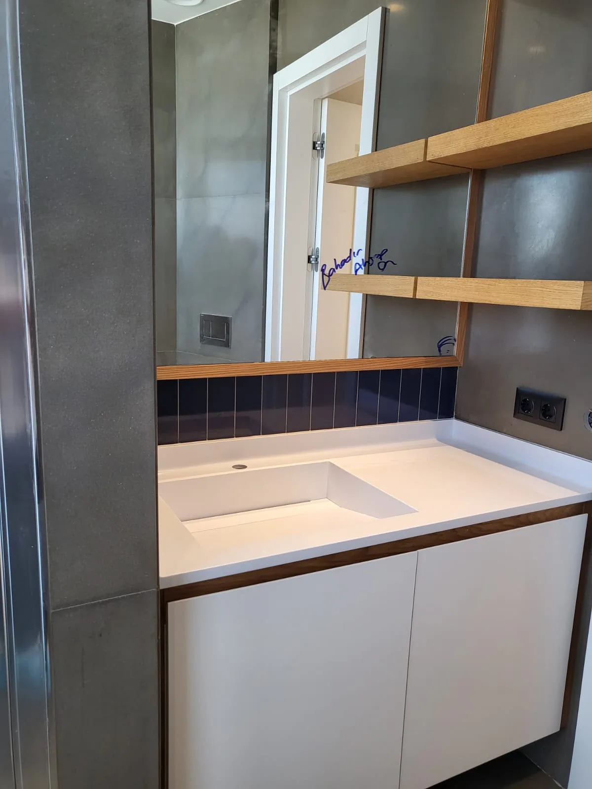 Bathroom countertop and vanity installation — image 60