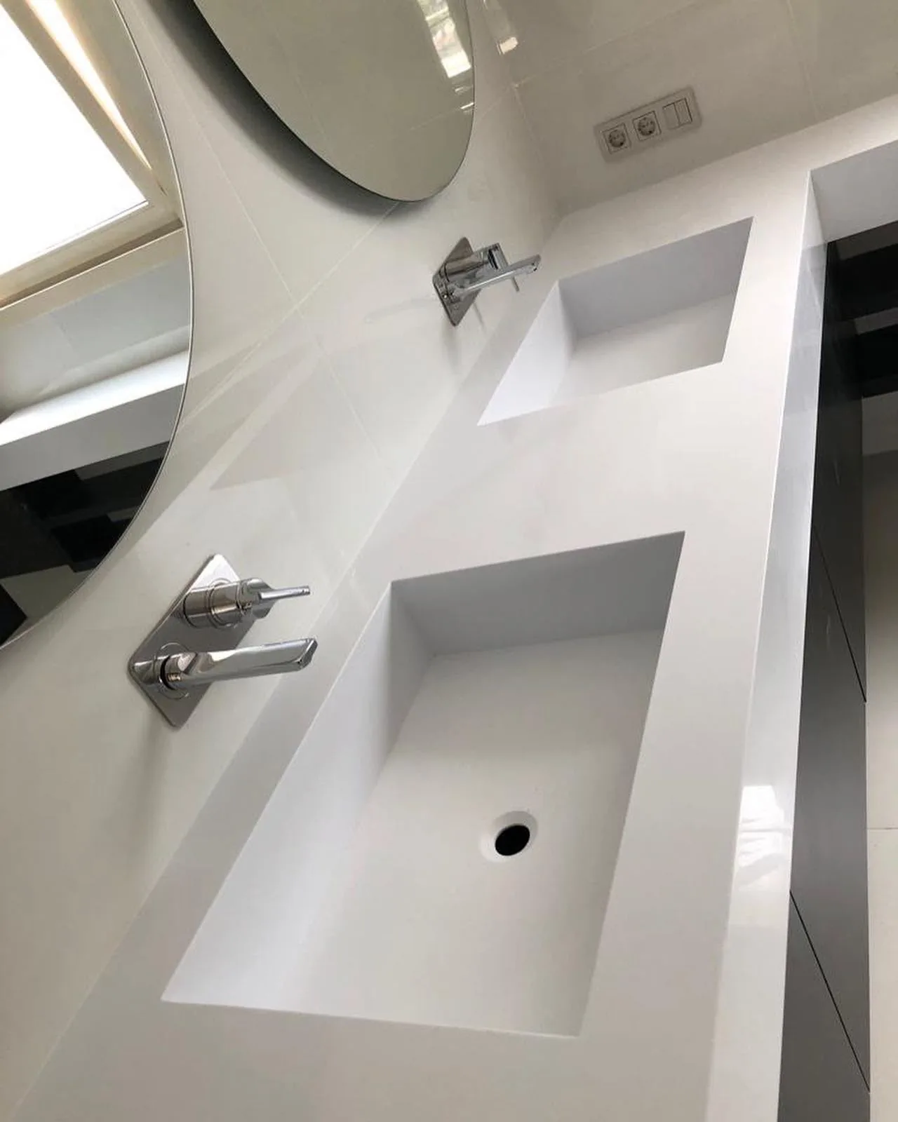 Bathroom countertop and vanity installation — image 71