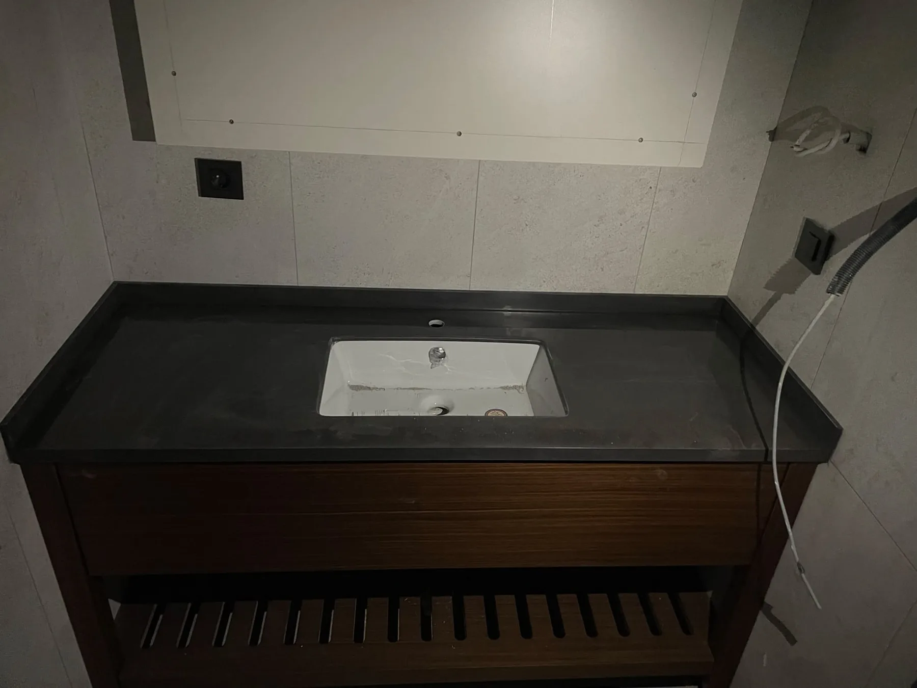 Bathroom countertop and vanity installation — image 81