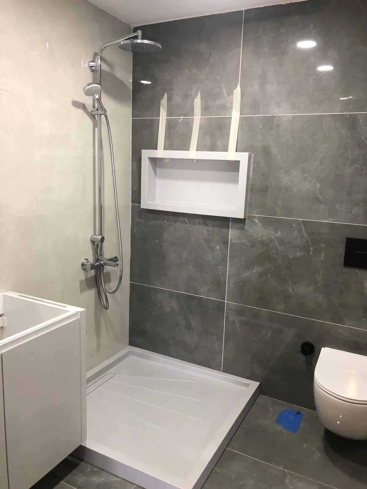 Bathroom countertop and vanity installation — image 85