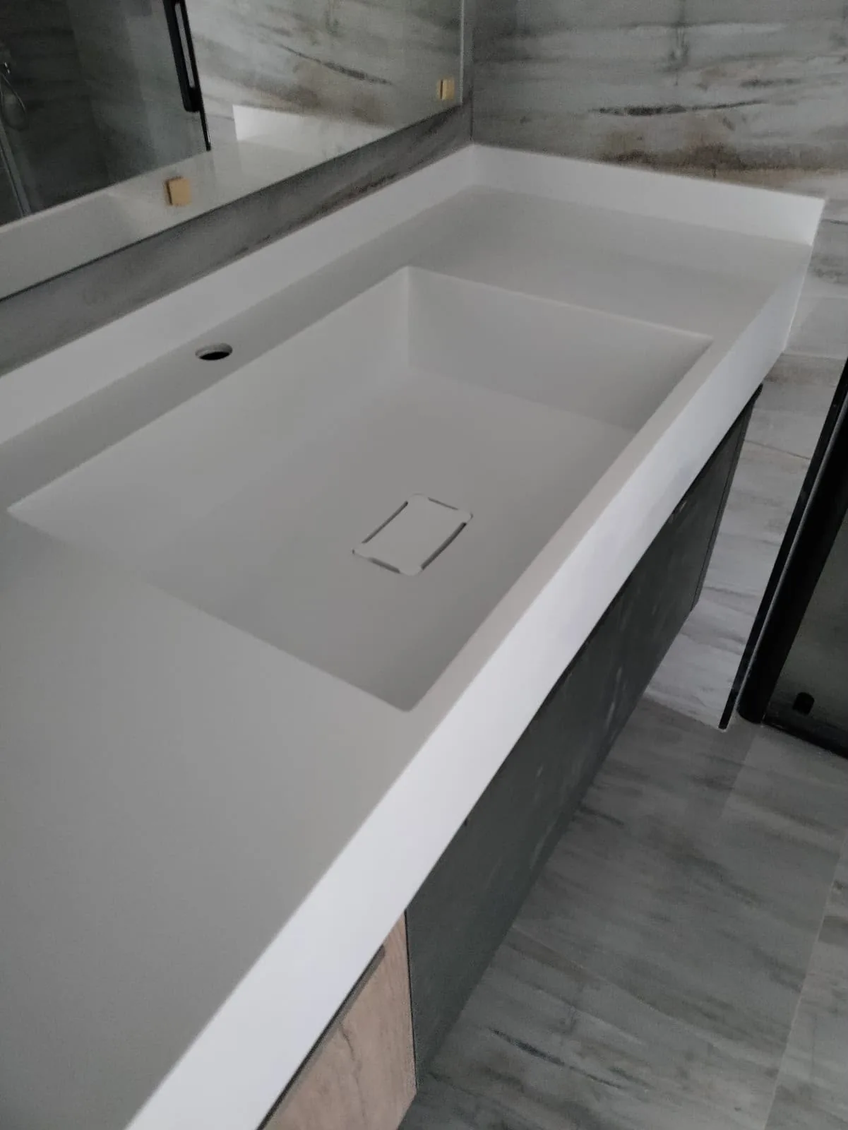 Bathroom countertop and vanity installation — image 88