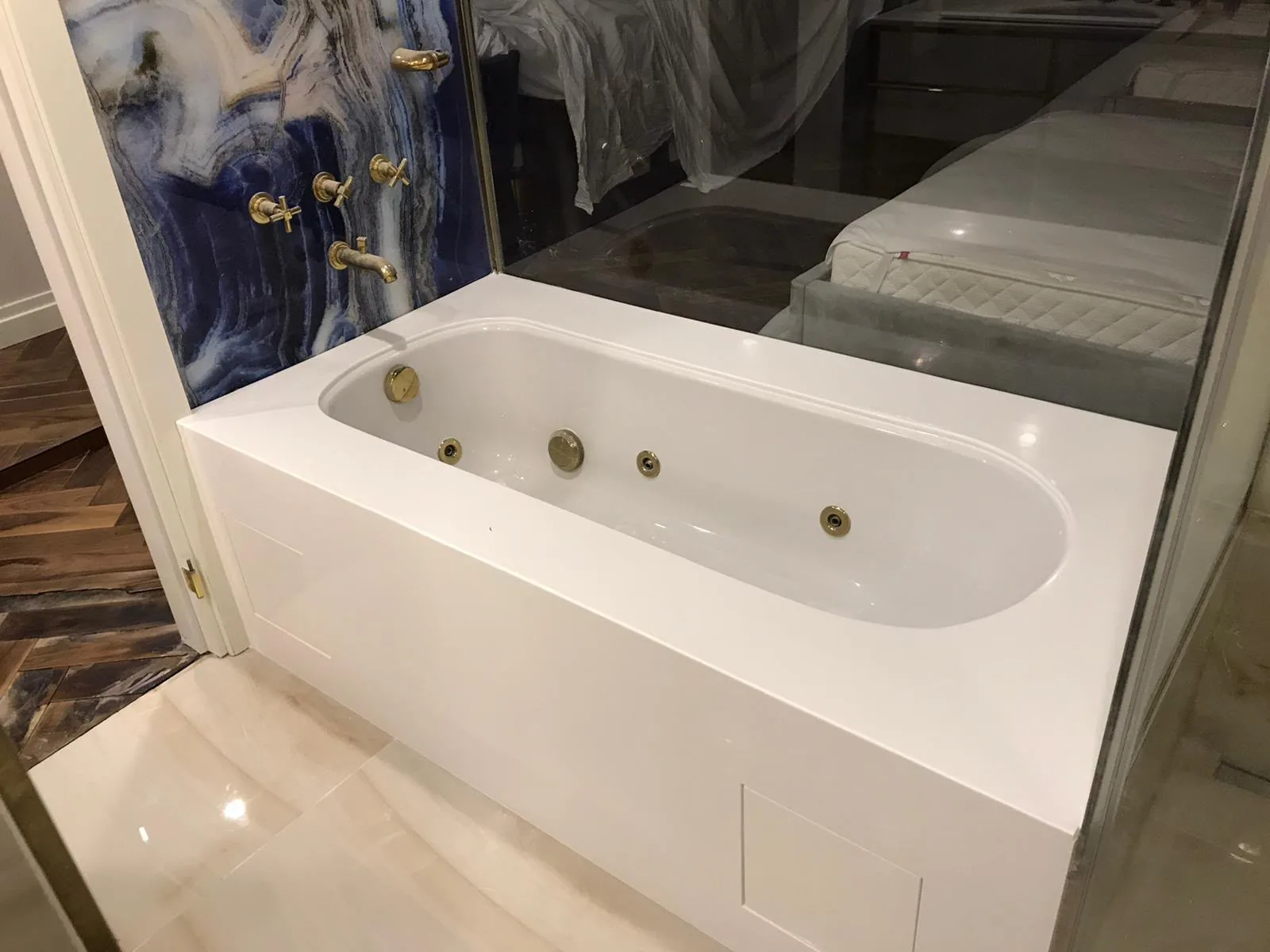 Bathroom countertop and vanity installation — image 102