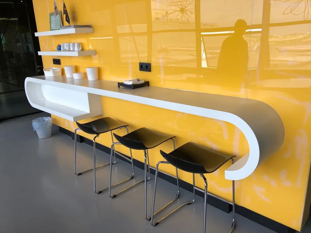 Healthcare surface application — detail 12