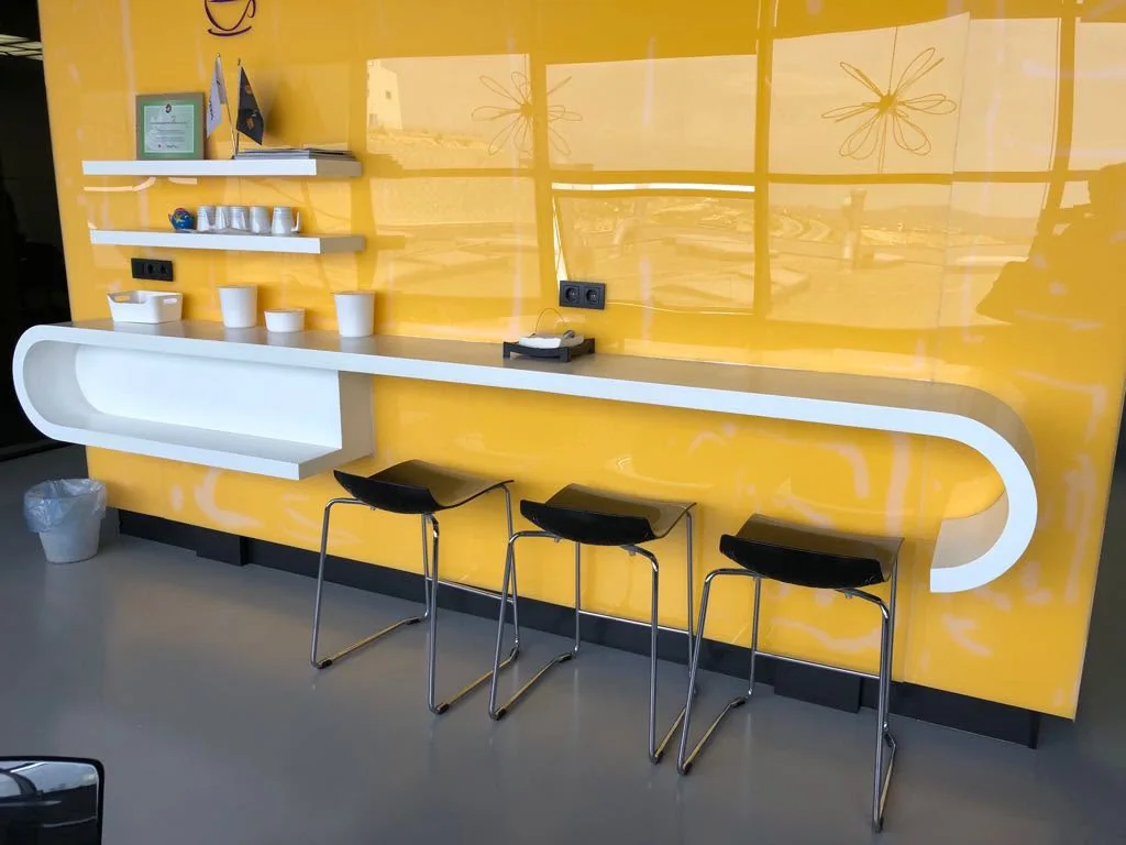 Healthcare surface application — detail 13