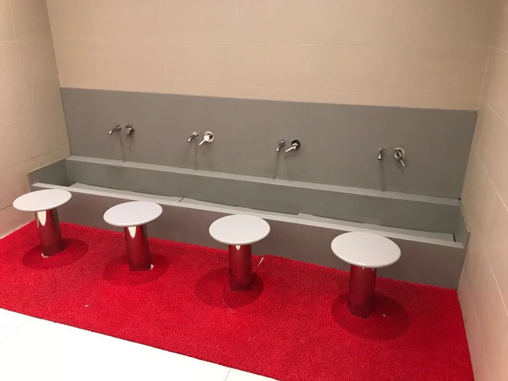 Healthcare surface application — detail 18