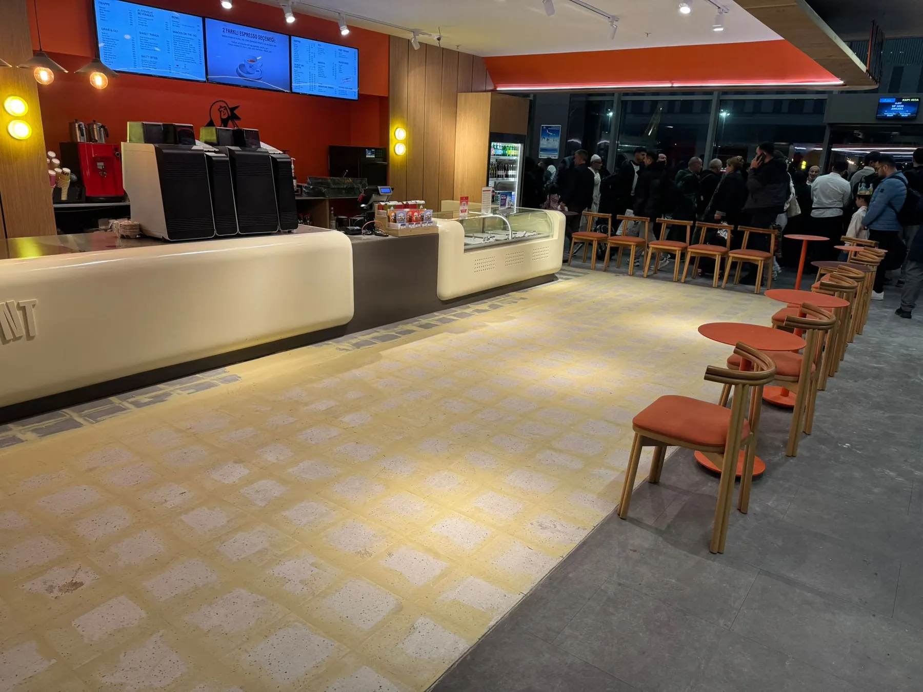 Restoran servis bankosu ve yüzey uygulaması — uygulama detayı 29
