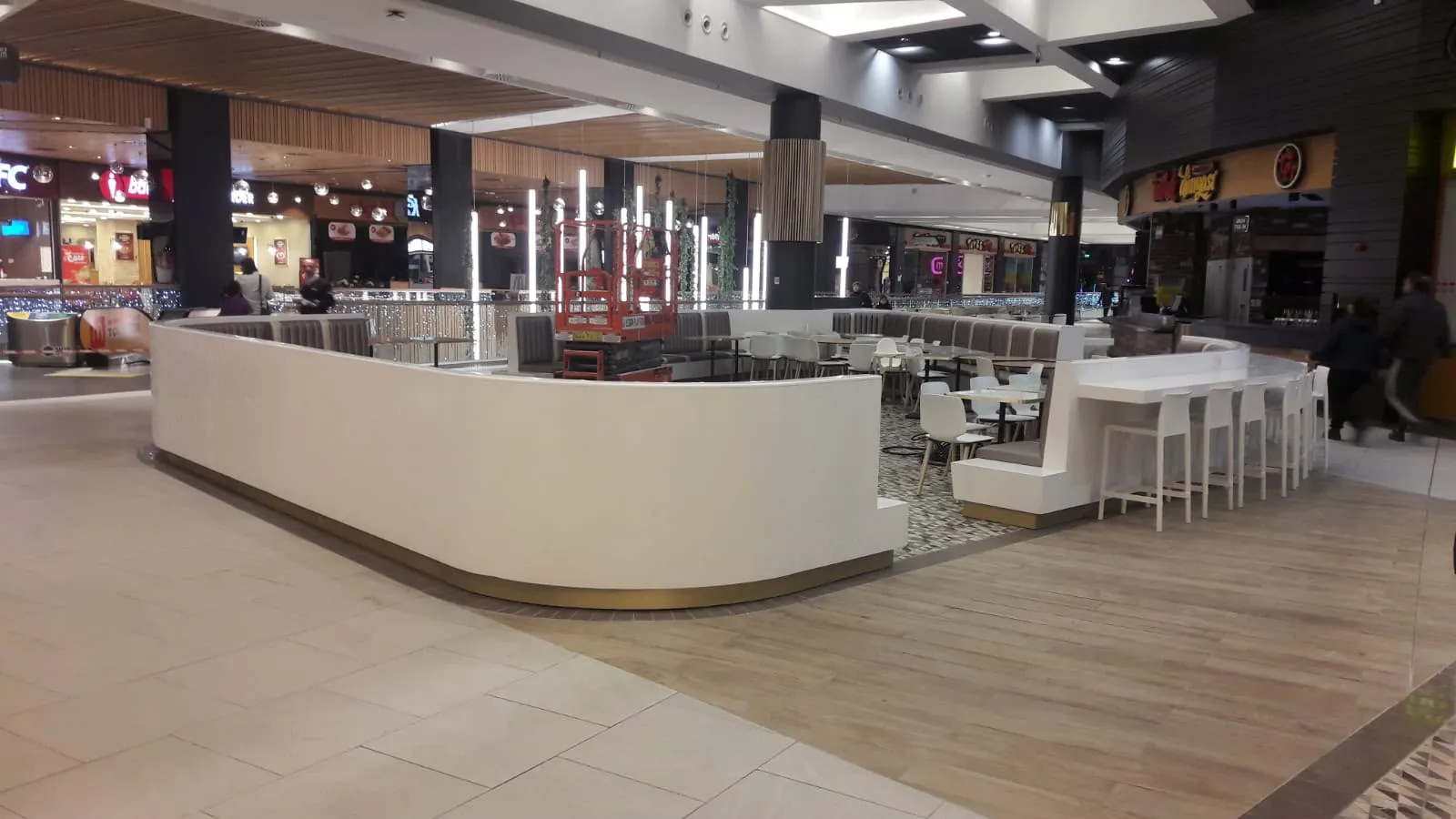 Restoran servis bankosu ve yüzey uygulaması — uygulama detayı 56