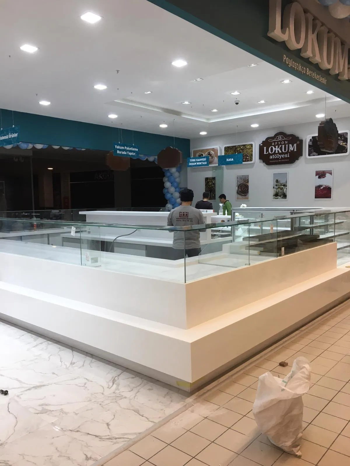 Restoran servis bankosu ve yüzey uygulaması — uygulama detayı 62